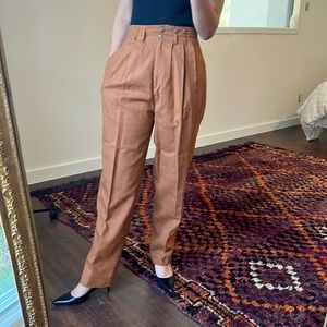 Burnt orange trousers